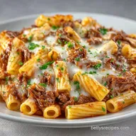 Cheesy Ground Beef Pasta: One-Pot