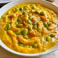 Edamame Curry with Coconut Milk