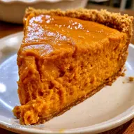 Whipped Pumpkin Pie with Graham Crust