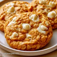 White Chocolate Pumpkin Cookies in 1h 9m