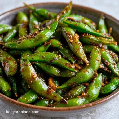 Garlic Edamame in 10 Minutes