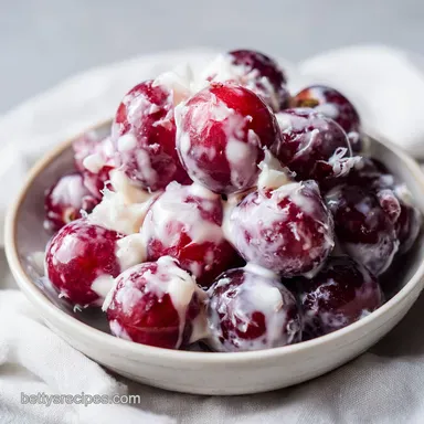 Creamy Grape Salad Recipe 2 in 15 Mins Recipe Card