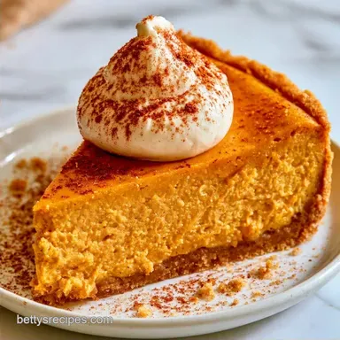 Pumpkin Cheesecake Pie with Graham Crust