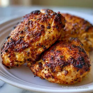 Crispy Baked Chicken Thighs in 55 Min Recipe Card