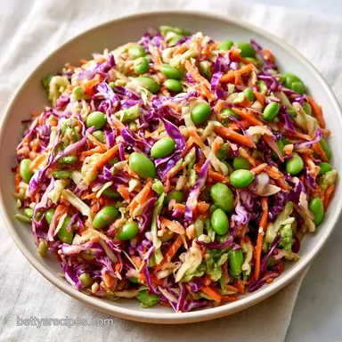 Crunchy Cabbage and Edamame Salad: 20m Recipe Card