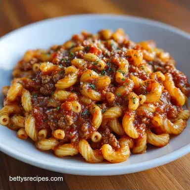 Easy Beefaroni Recipe: One-Pot