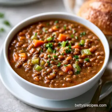 Easy Lentil Soup: One-Pot Recipe Card