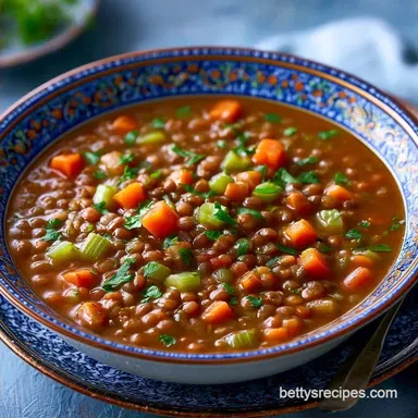Easy Lentil Soup: One-Pot
