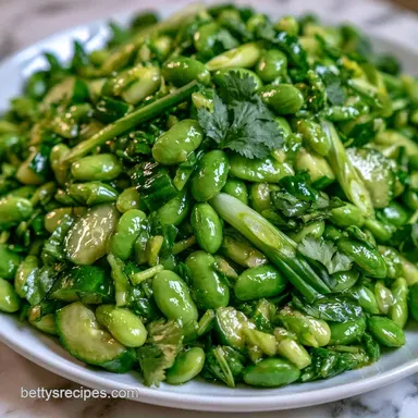 Edamame and Cucumber Salad in 10 Minutes Recipe Card