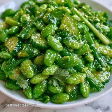 Edamame and Cucumber Salad in 10 Minutes