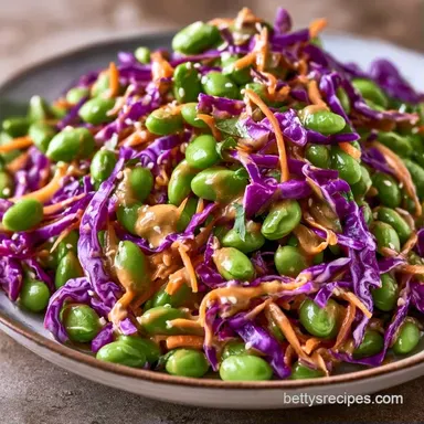 Edamame Crunch Salad for Meal Prep Recipe Card