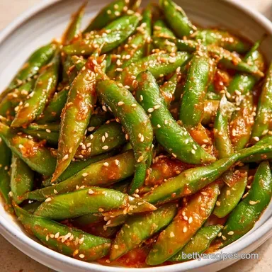 Garlic Sesame Edamame in 15 Minutes Recipe Card