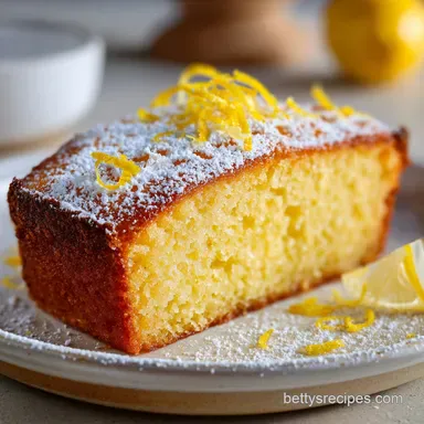 Italian Lemon Ricotta Cake: Velvety Recipe Card