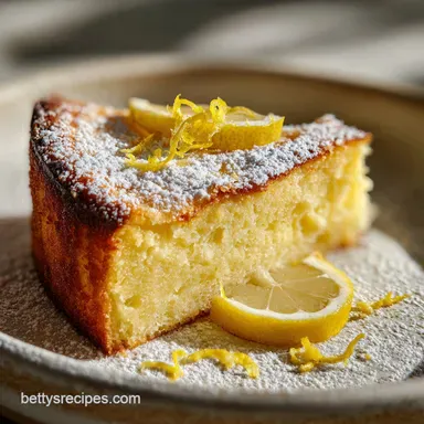 Italian Lemon Ricotta Cake: Velvety