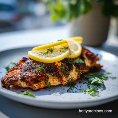 Mediterranean Grilled Chicken with Lemon for 4 Servings