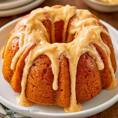 Pumpkin Bundt Cake for 12 Slices