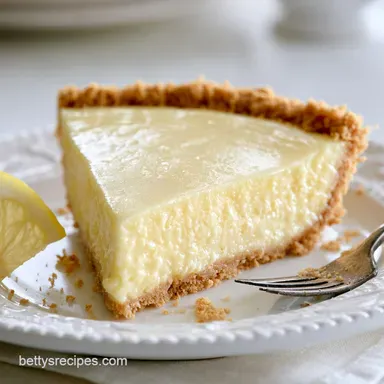 Lemon Icebox Pie with Condensed Milk Recipe Card