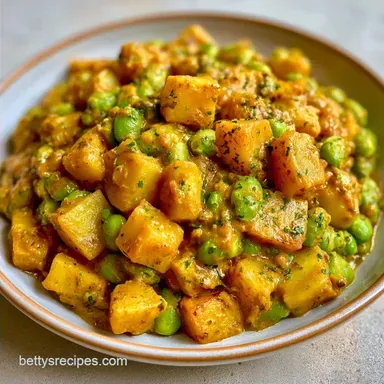 Potato Edamame Curry with Coconut Milk