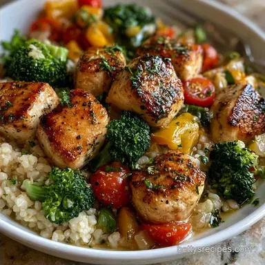 Protein Packed Grain Bowl for 4 Servings