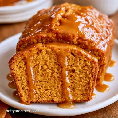Pumpkin Bread With Maple Glaze for 10 Recipe Card