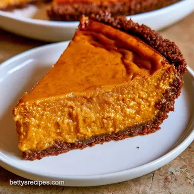 Pumpkin Pie With Gingersnap Crust for 8 Recipe Card