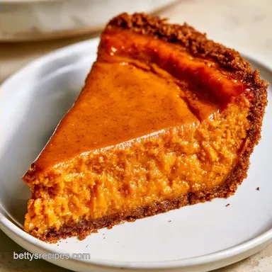 Pumpkin Pie With Gingersnap Crust for 8