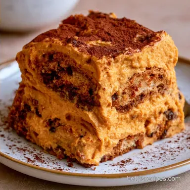 Pumpkin Spice Latte Tiramisu, Serves 8