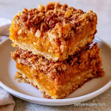 Pumpkin Streusel Bars for 24 Servings