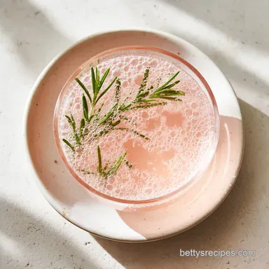 Rosemary Grapefruit Spritzer: Crisp