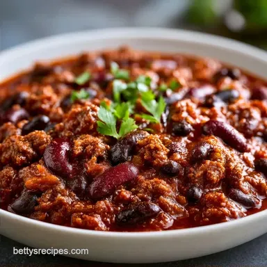 Bean Chili for 8 Servings