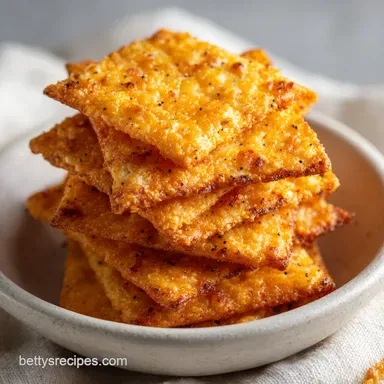 Sourdough Cheese Crackers in 25 Minutes Recipe Card