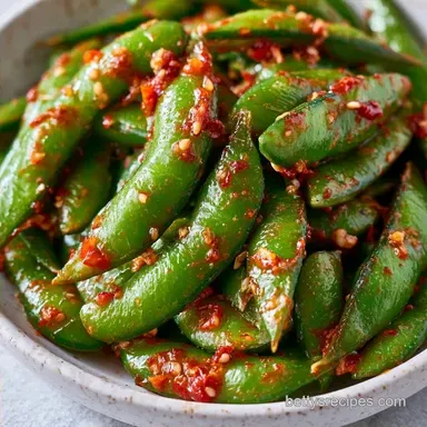Spicy Garlic Edamame in 10 Minutes