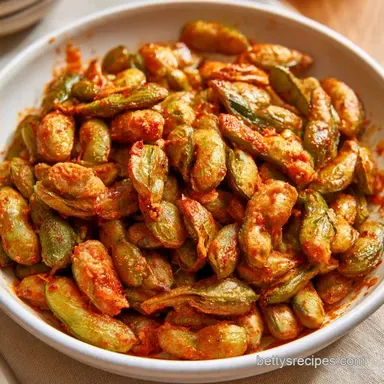 Spicy Roasted Edamame in 40 Minutes