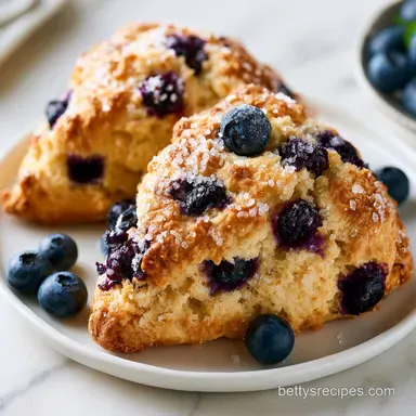 Starbucks Blueberry Scones Recipe for 8 Recipe Card