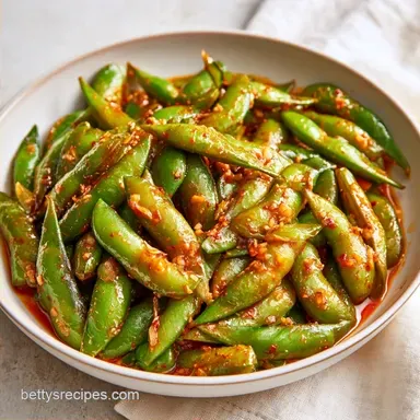 Sweet and Spicy Edamame in 20 Minutes