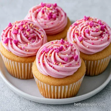 Valentines Day Cupcakes Recipe: Silky Recipe Card