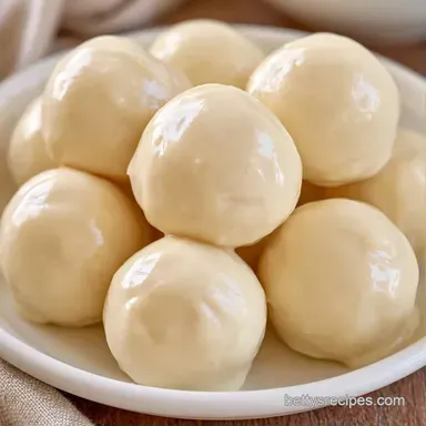 Pumpkin Truffles with White Chocolate Recipe Card