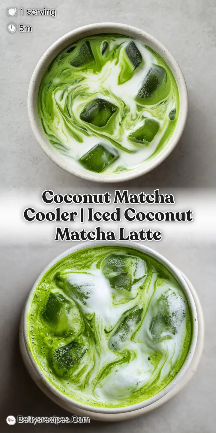 Extreme close-up of vibrant green tea swirling into creamy white milk with glistening ice cubes and dew droplets.