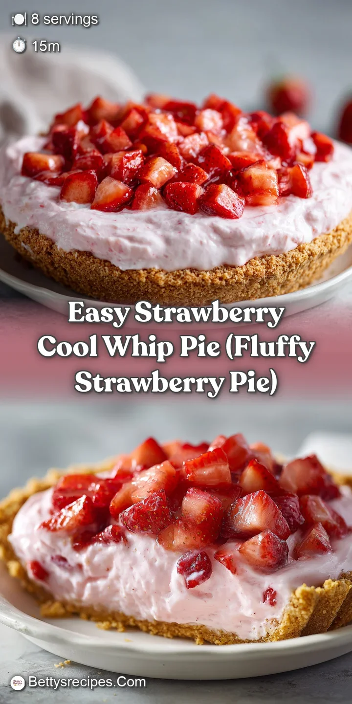 Close-up of vibrant red strawberry slices resting on a bed of fluffy white cream and a crumbly golden-brown crust.