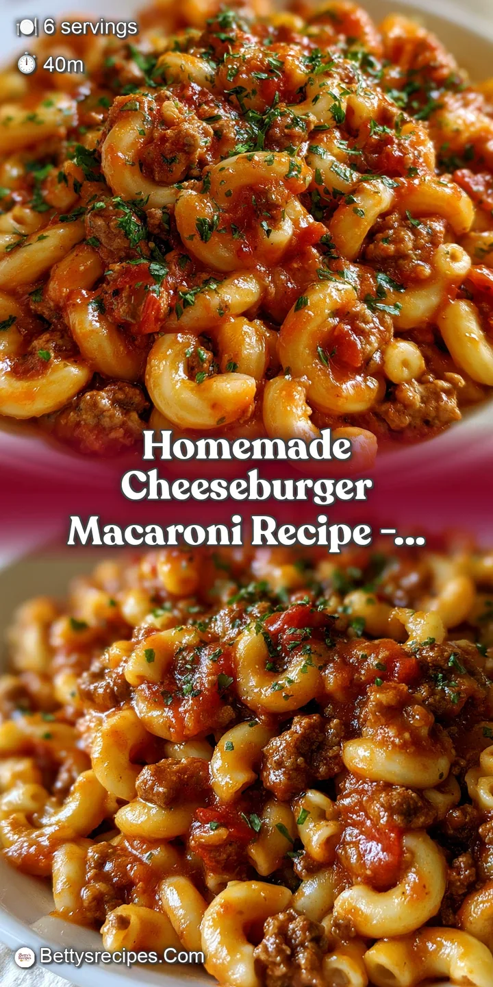Close-up of cheesy pasta elbows and browned beef coated in a thick, vibrant red sauce with melted cheese strings.