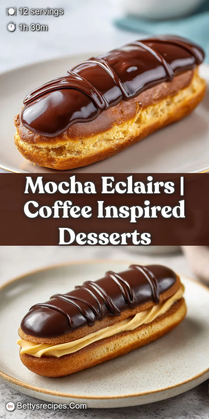 Close-up of a sliced pastry revealing a thick, creamy coffee center under a smooth and reflective brown glaze.