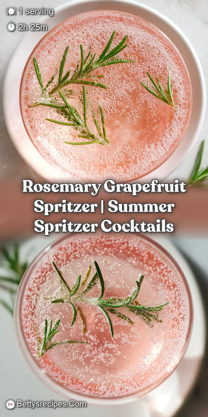 Macro shot of effervescent pink bubbles and clear ice cubes surrounding a fragrant green sprig of fresh rosemary.