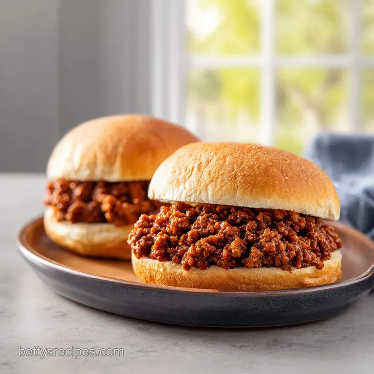 Two golden-brown sliders on a clean white plate, paired with crisp dill pickles and bright orange carrots.