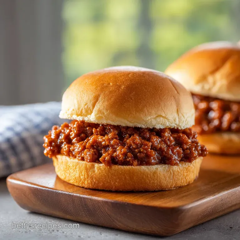 5-Ingredient Sloppy Joes with Ground Beef