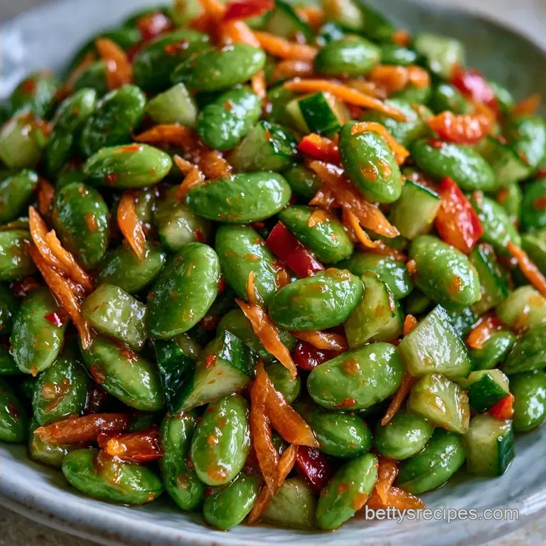 Edamame Salad with Cucumber
