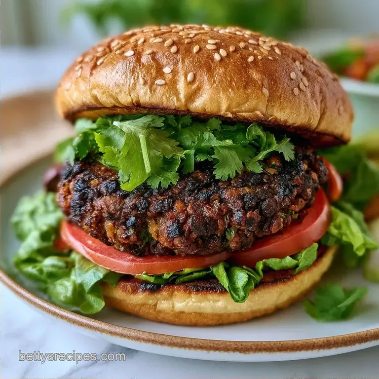 Black Bean Burger in 30 Minutes