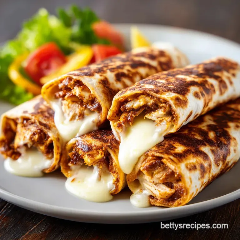 Two toasted tortillas cut diagonally, showcasing melted cheese and hearty beans beside a bowl of creamy guacamole.