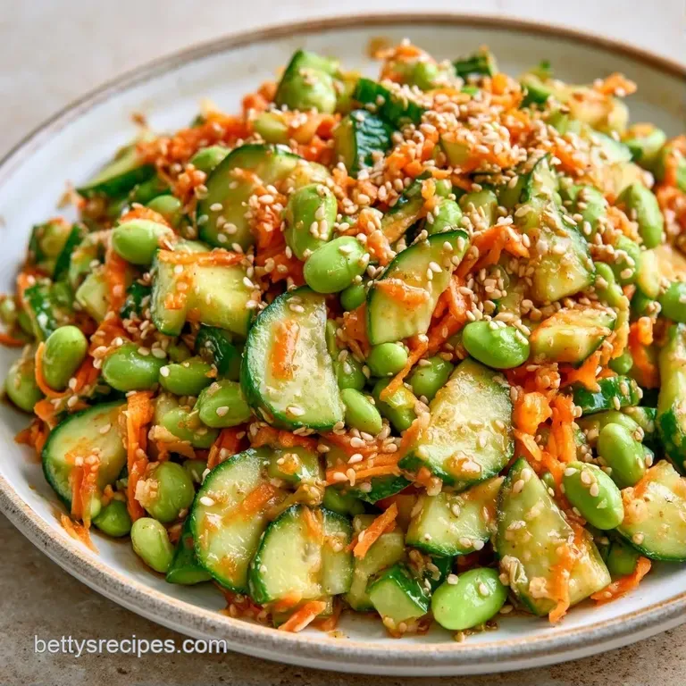 Fresh green salad neatly packed into clear glass meal prep containers and topped with toasted white sesame seeds.