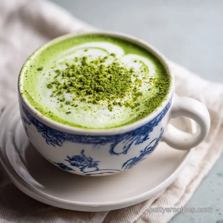 Dairy Free Energizing Creamy Coconut Matcha Latte Recipe