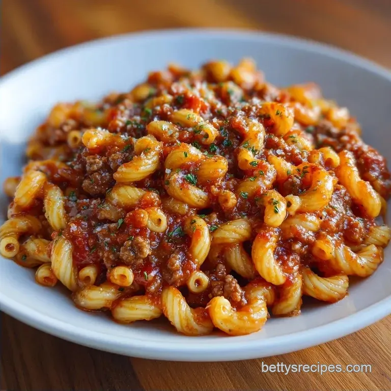 Easy Beefaroni Recipe: One-Pot Comfort